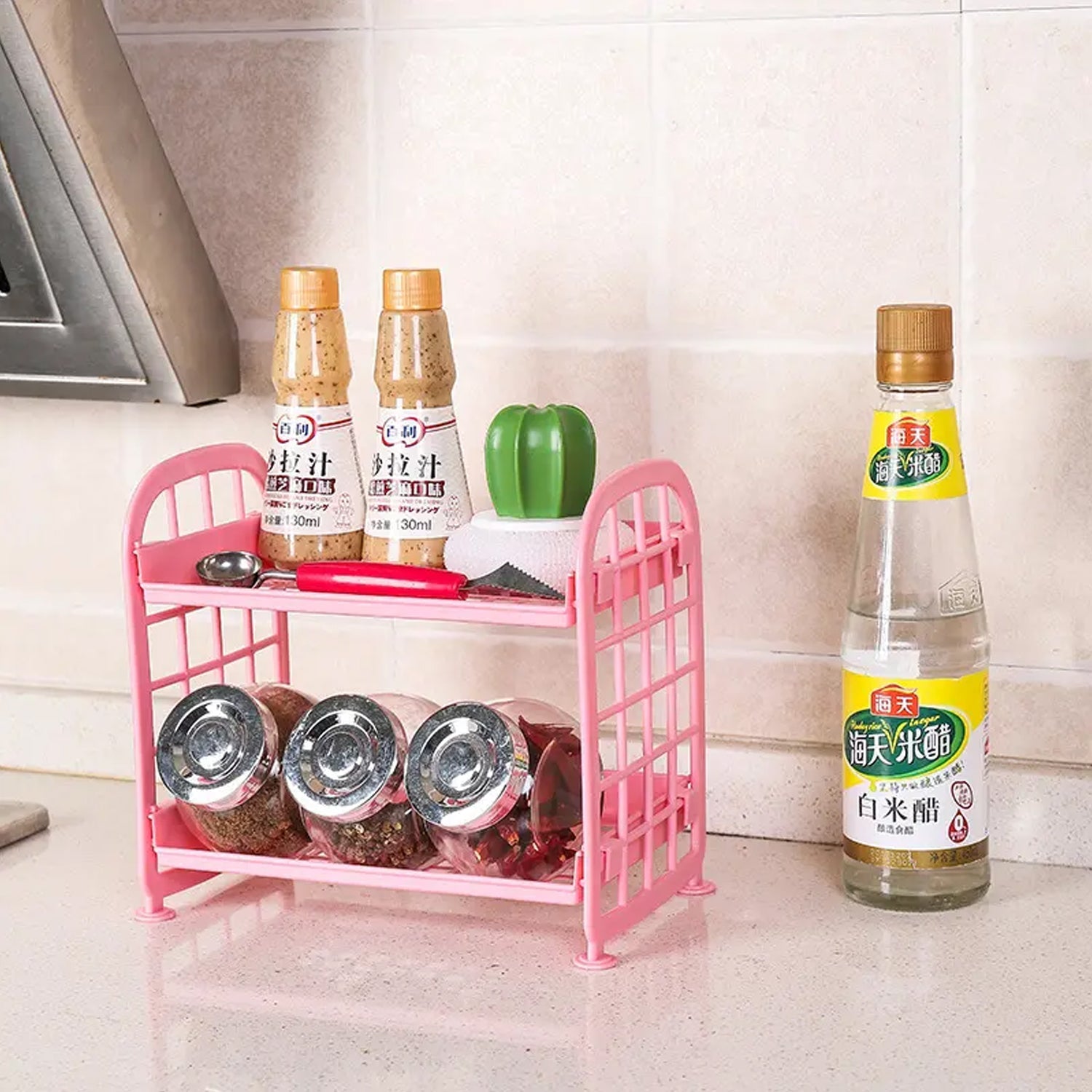 7942 2Layer Foldable Plastic Small Storage Shelf, Bathroom Shelves Shower Candy Corner Rack Kitchen Shelf Organizer 7942 2Layer Foldable Plastic Small Storage Shelf, Bathroom Shelves Shower Candy Corner Rack Kitchen Shelf Organizer